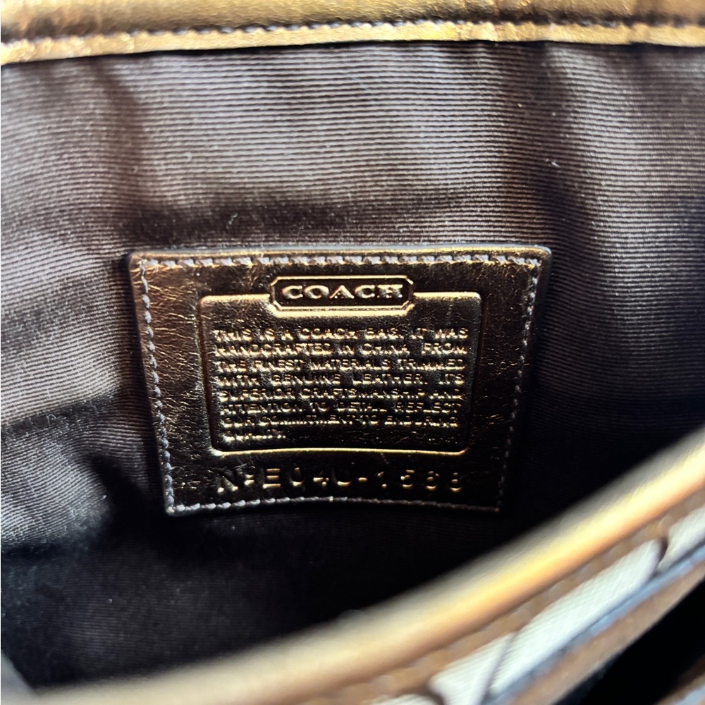 Y2K COACH - Legacy Zip Top Crossbody- E04U-1568, MADE IN USA 🇺🇸 2001 - NICE - Picture 9 of 9